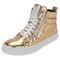 Bota Treino Selten Sneaker Dourada - Marca Calçados Bibi