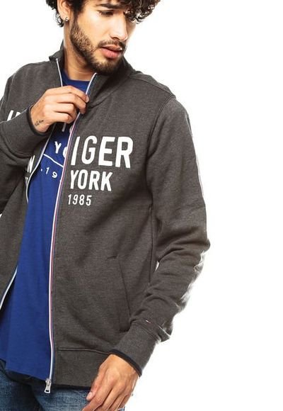 Buzo Gris Oscuro Tommy Hilfiger Compra Ahora Dafiti Colombia