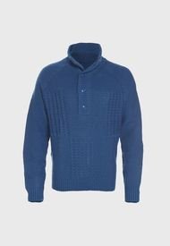 Sweater Boton Medio Azul Claro Kotting