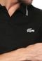 Camisa Polo Lacoste Reta Logo Preta - Marca Lacoste