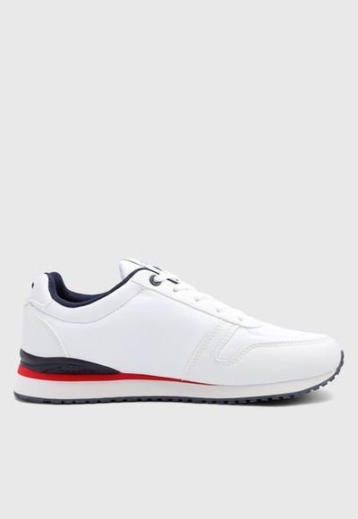 Tenis Lifestyle Blanco Navy Rojo Us Polo Assn Compra Ahora