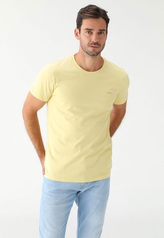 Camiseta Colcci Reta Color Amarela