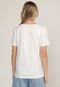 Camiseta Colcci Lettering Off-White - Marca Colcci