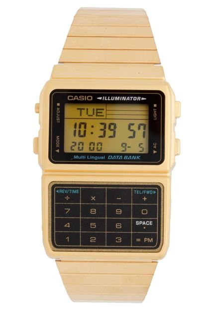 Relógio Casio Feminino DBC611G1DF Dourado - Marca Casio
