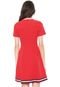 Vestido Tommy Hilfiger Curto Angela Global Stp Vermelho - Marca Tommy Hilfiger