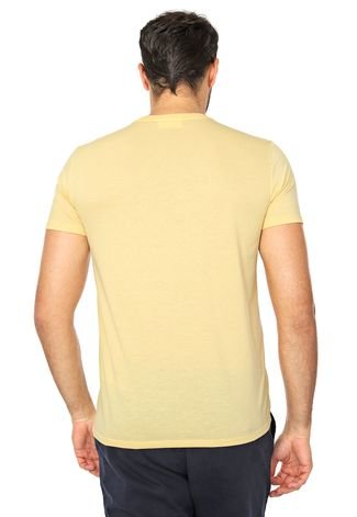 Camiseta Lacoste Logo Amarela
