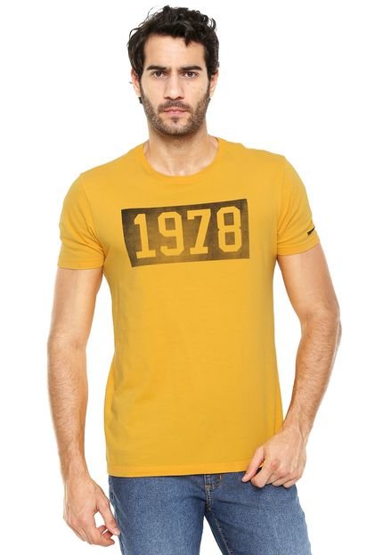 Camiseta Calvin Klein Jeans 1978 Amarelo - Marca Calvin Klein Jeans