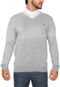 Suéter Lacoste Regular Fit Tricot Tag Cinza - Marca Lacoste