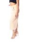 Calça Moda Vício Pantacourt Com Bolso Frontal Nude - Marca Moda Vício