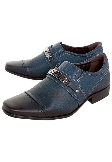Sapato Social Pegada Fivela Azul - Marca Pegada
