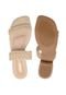 Tamanco DAFITI SHOES Tiras Nude - Marca DAFITI SHOES