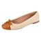 Sapatilha Feminina Donatella Shoes Bico Quadrado Bicolor Hotfix Off White Laço - Marca Donatella Shoes
