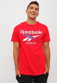 Polera Reebok GQR VECTOR CHILE Rojo - Calce Regular