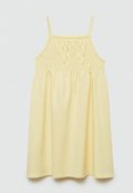 Vestido MANGO KIDS Recortes Amarelo - Marca MANGO KIDS