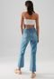 Calça Cropped Jeans Trendyol Collection Reta Destroyed Azul - Marca Trendyol Collection