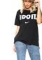 Camiseta Nike Sportwear NsTop Ss Jdi Preta - Marca Nike Sportswear