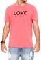 Camiseta Ellus Love Rosa - Marca Ellus