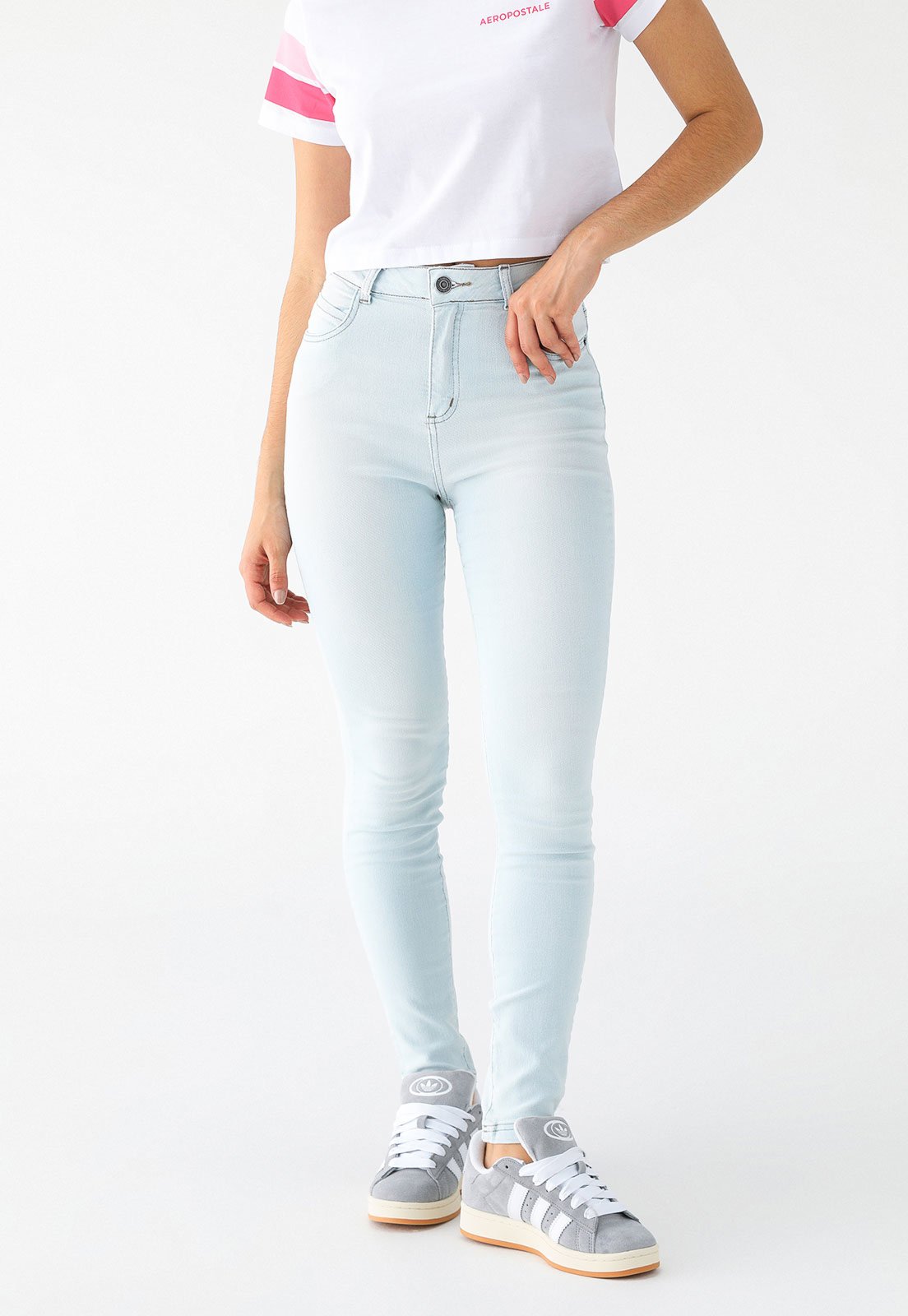 Calça Jeans Aeropostale Skinny Clara Azul - Marca Aeropostale