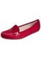 Mocassim Moleca Vermelho - Marca Moleca