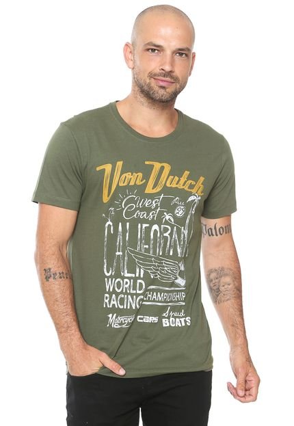 Camiseta Von Dutch World Verde - Marca Von Dutch 