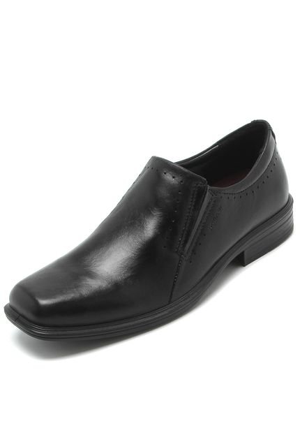 Sapato Couro Pegada Liso Preto - Marca Pegada