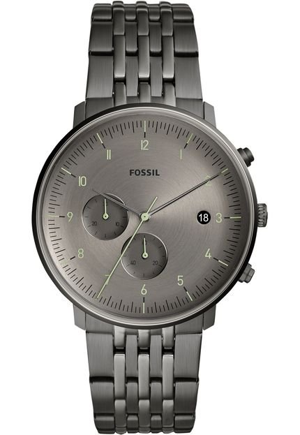 Relógio Fossil FS5490/1FN Cinza - Marca Fossil
