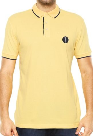 Camisa Polo Aleatory Slim Amarela