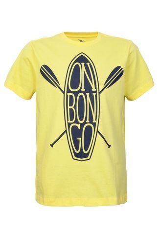Camiseta Onbongo Teen Remada Amarela