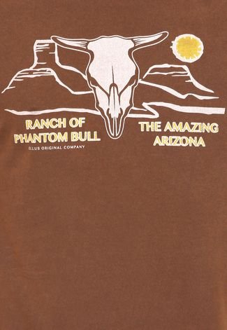 Camiseta Ellus Originals Ranch Classic Marrom