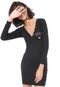 Vestido Roxy Curto Beat Point Preto - Marca Roxy