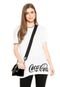 Camiseta Coca-Cola Jeans Alongada Branca - Marca Coca-Cola Jeans