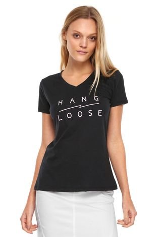 Camiseta Hang Loose Basic Preta