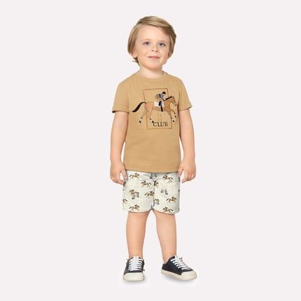 Conjunto Infantil Menino Milon Bege - Marca Milon