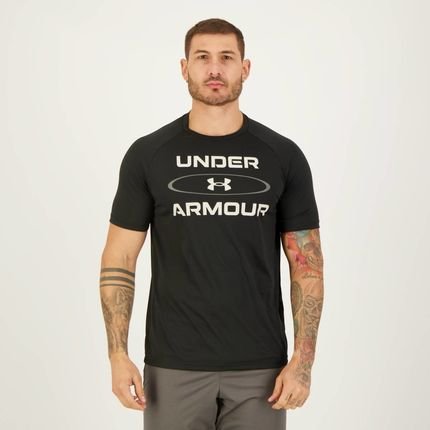 Camiseta Under Armour Tech 2.0 WM Graphic Preta - Marca Under Armour