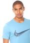 Camiseta Nike Sportswear Tee Hangtag Swoosh Azul - Marca Nike Sportswear