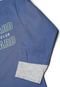 Camiseta Marlan Infantil Lettering Azul/Cinza - Marca Marlan