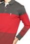Camisa Polo Aleatory Listras Vermelha - Marca Aleatory