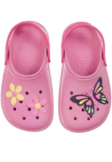 Babuche Infantil GiGiL Teen Chinelo Enfeite Flor Borboleta Petunia - Marca GiGiL Teen