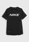 Camiseta Nike Infantil Lettering Preto - Marca Nike