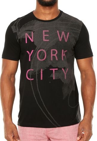 Camiseta Calvin Klein Jeans New York Preta