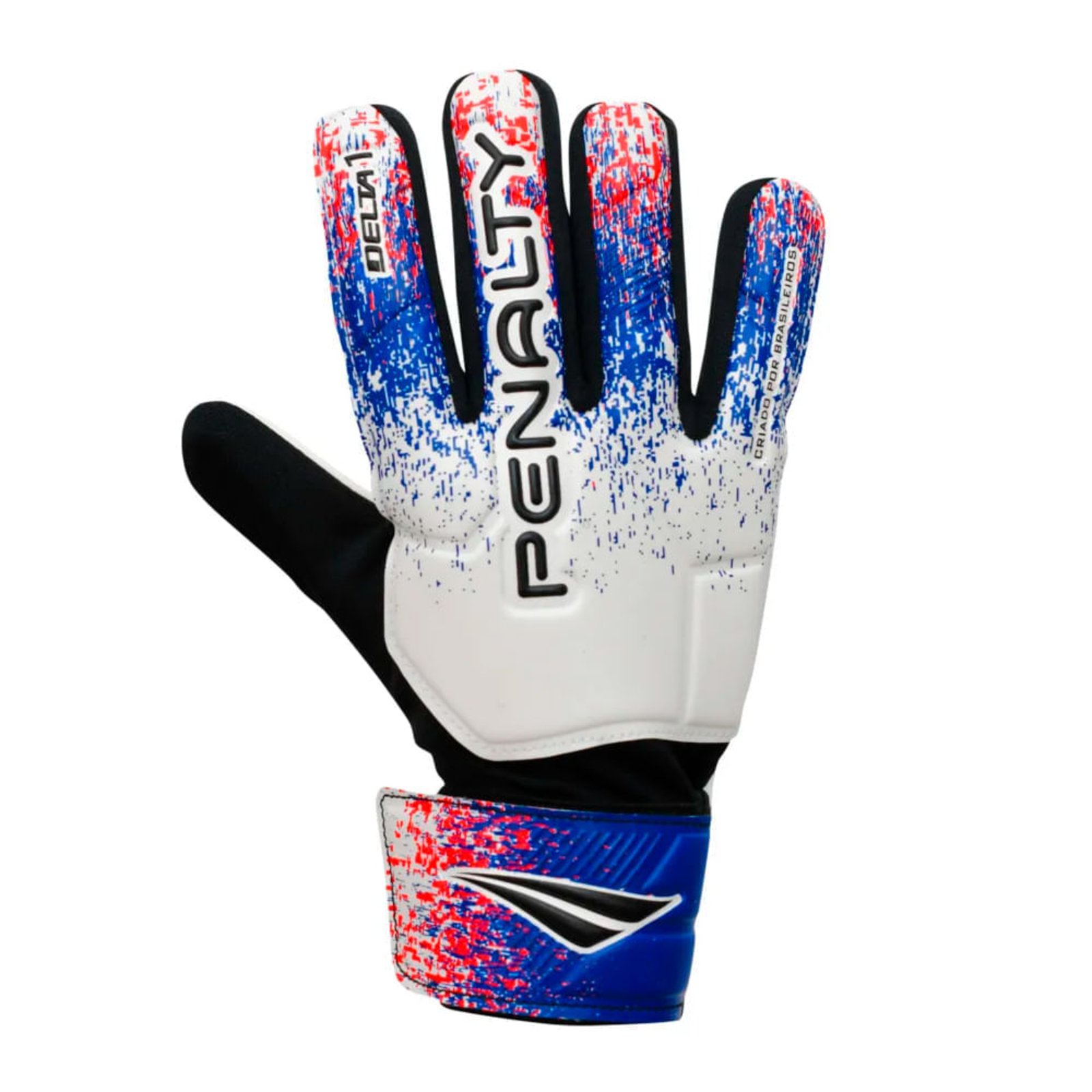 Luva de Goleiro Infantil Penalty Delta 1 Branco/azul - Marca Penalty