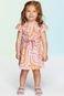 Vestido Infantil Menina Estampado Geométrico Colorittá Lilás - Marca Colorittá