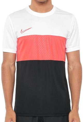 Camiseta Nike M Nk Dry Acdmy Top Ss Gx Branco/Preto