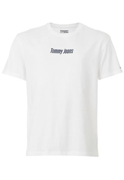 Camiseta Tommy Hilfiger Lettering Off-White - Marca Tommy Hilfiger