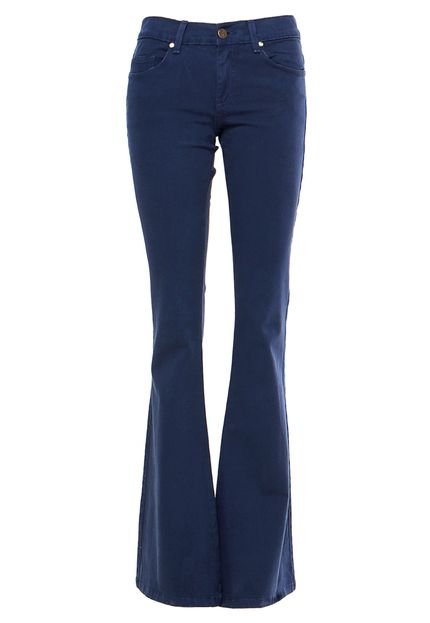 Calça 284 Jeans Flare Azul Marinho - Marca 284
