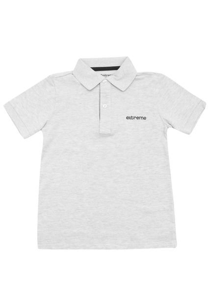 Camiseta Extreme Menino Lisa Cinza - Marca Extreme