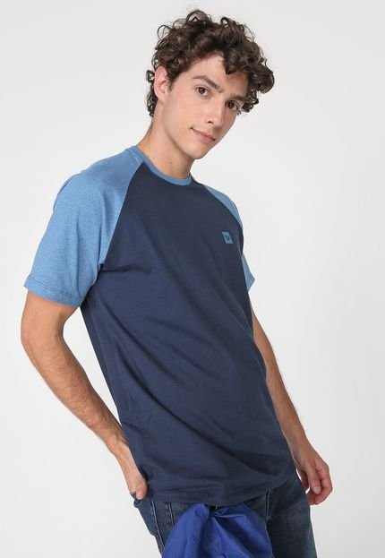 Camiseta Hang Loose Raglan Azul-Marinho/Azul - Marca Hang Loose