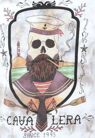 Camiseta Cavalera Indie Dead Seaman Cinza