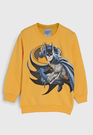 Camiseta Infantil Kamylus Batman Amarela