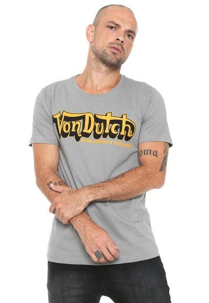 Camiseta Von Dutch Heritage Cinza - Marca Von Dutch 
